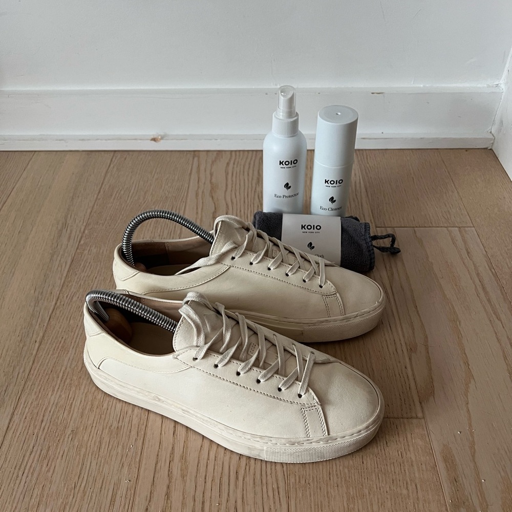 Koio Capri Regenerative Leather Sneakers